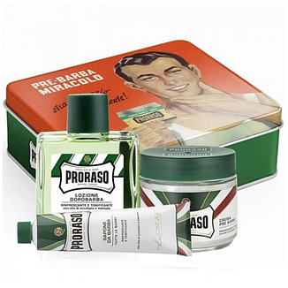 Набір для гоління Proraso Vintage Selection Gino в металевій коробці, фото 2