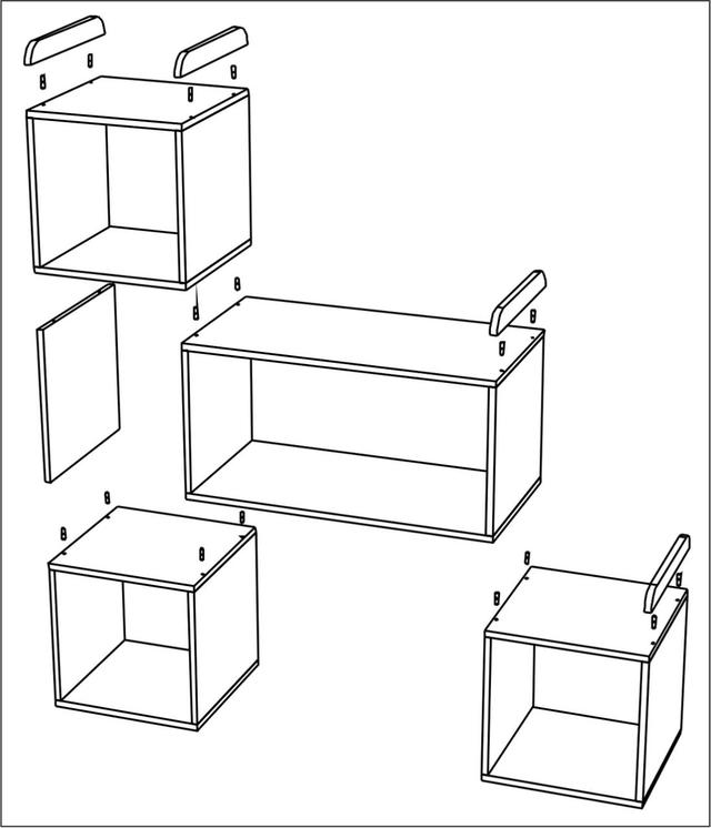 Схема 6, складання стелажу № 5 