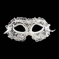 Венецианская маска Констанция белая
