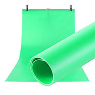 70x130 см зелений ПВХ Фон для знімання Visico PVC-7013 Green, фото 3