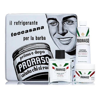 Набір для гоління Proraso Vintage Selection Toccasana в металевій коробці, фото 2