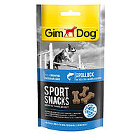 Ласощі для собак GimDog Sport Snacks 60 г (риба)