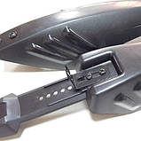 Крила, щитки, болотники, бризковики велосипедні, 24-26" (Чорні), фото 3