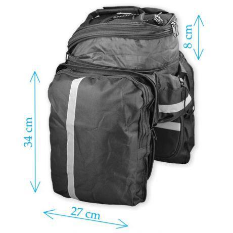 Велосумка, велосипедна розкладна сумка-штани трансформер на багажник