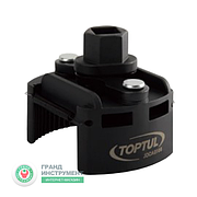 Знімач масляного фільтра універсальний 60-80 мм 1/2" або під ключ 21 мм TOPTUL JDCA0108