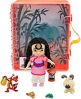 Кукла Мини Аниматор Мулан в чемоданчике ( Disney Animators' Collection Mulan Mini Doll)