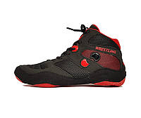 Борцовки детские Wrestling Shoes GS, Black/Red 40 (25.5см)