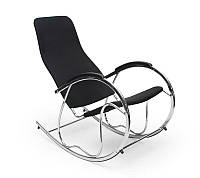 Кресло-качалка BEN черное, пластик