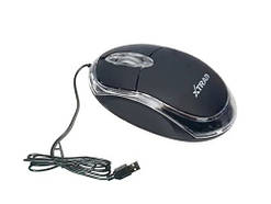 USB оптична миша дротова Xtran XT-610, 800dpi, для ноутбука і ПК