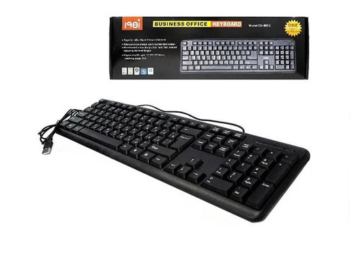 Клавіатура дротова USB класична 198i CK-8831, чорна