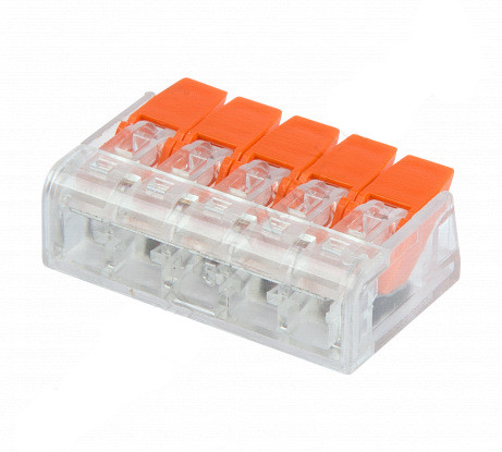 ElectroHouse Коннектор на п'ять контактів (450В, 32А) самозажимный, фото 1