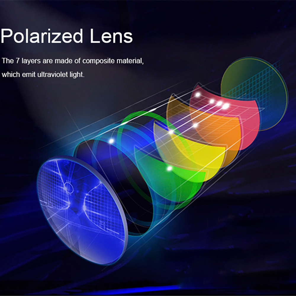 Очки солнцезащитные поляризационные VIVIBEE V4011 черные - фото 5 - id-p1197762025
