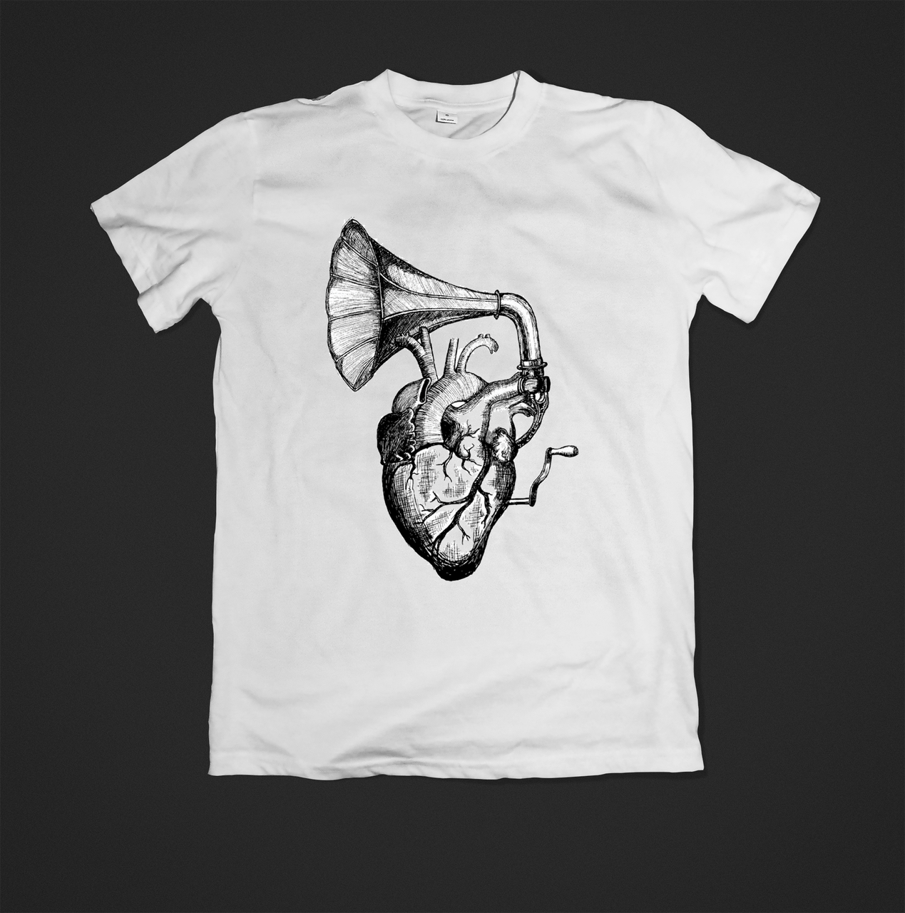 Футболка чоловіча з принтом Heart