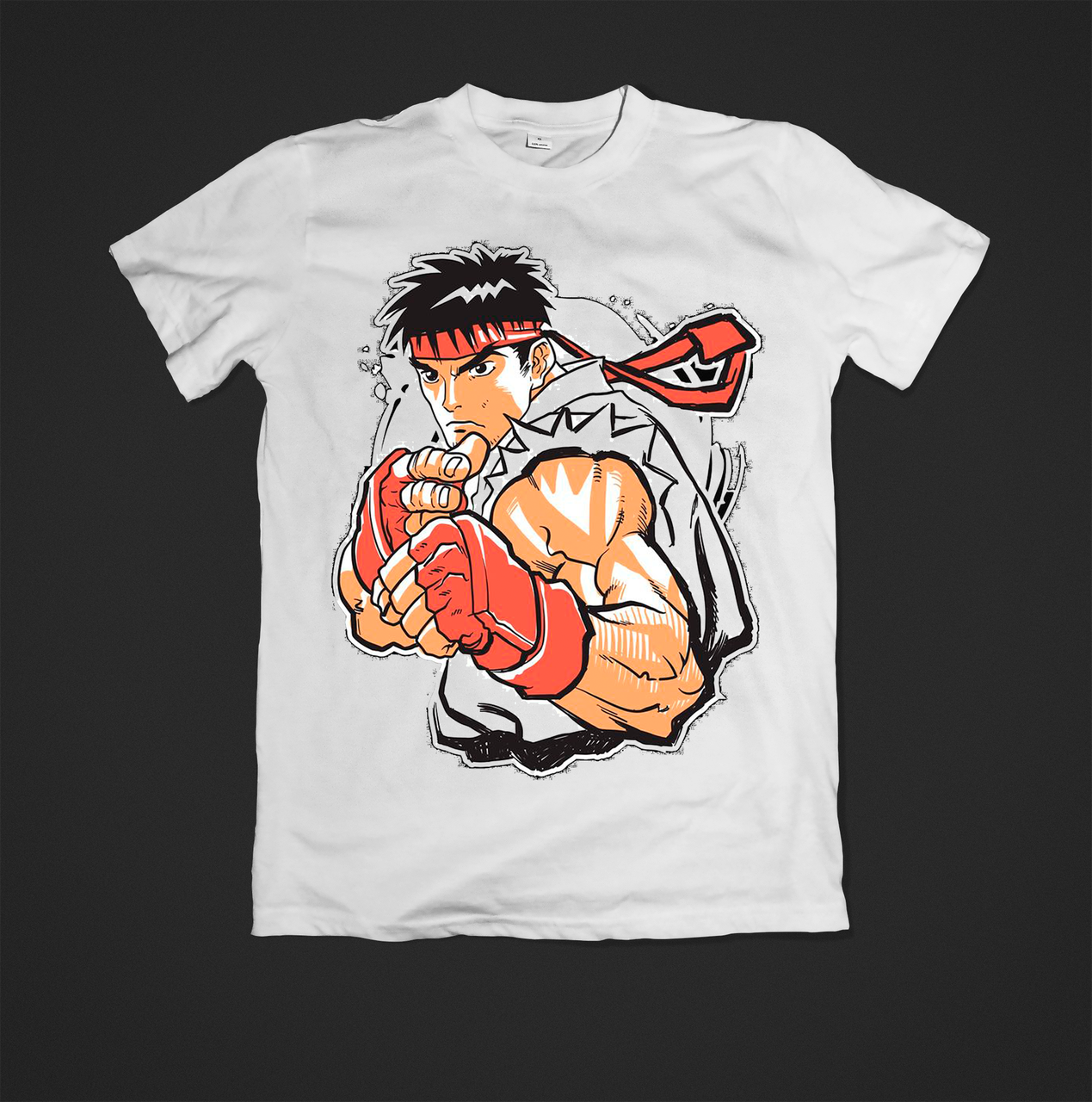 Футболка чоловіча з принтом Steer fighter, фото 1