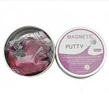 Магнітний розумний пластилін фіолетовий Magnetic Putty Purple уцінка, фото 2