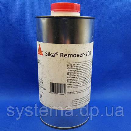 Sika Remover-208 - Растворитель не содержащий масел для работы с полиуретанами, фото 2