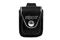 Чехол для зажигалок Zippo LPLBK черный с петелькой на кнопке 670219