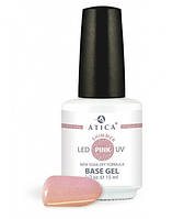 База камуфлирующая Atica Pink Shimmer Base (розовый с микроблеском), 15ml.