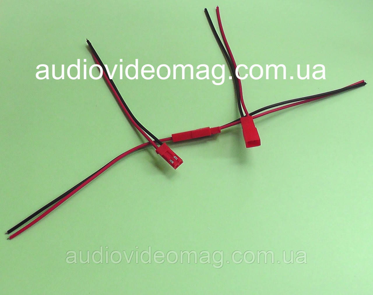 З'єднання, комплект коннекторів JST SYR-02T 2 pin, папа + мама, для DC живлення