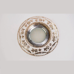 Точковий світильник з гіпсу під лампочку MR 16 D-4202FG