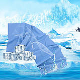 Охолоджувальний рушник спортивний з мікрофібри, Фітнес, Швидковисихаючий для Спорту cooling towel Сірий, фото 9