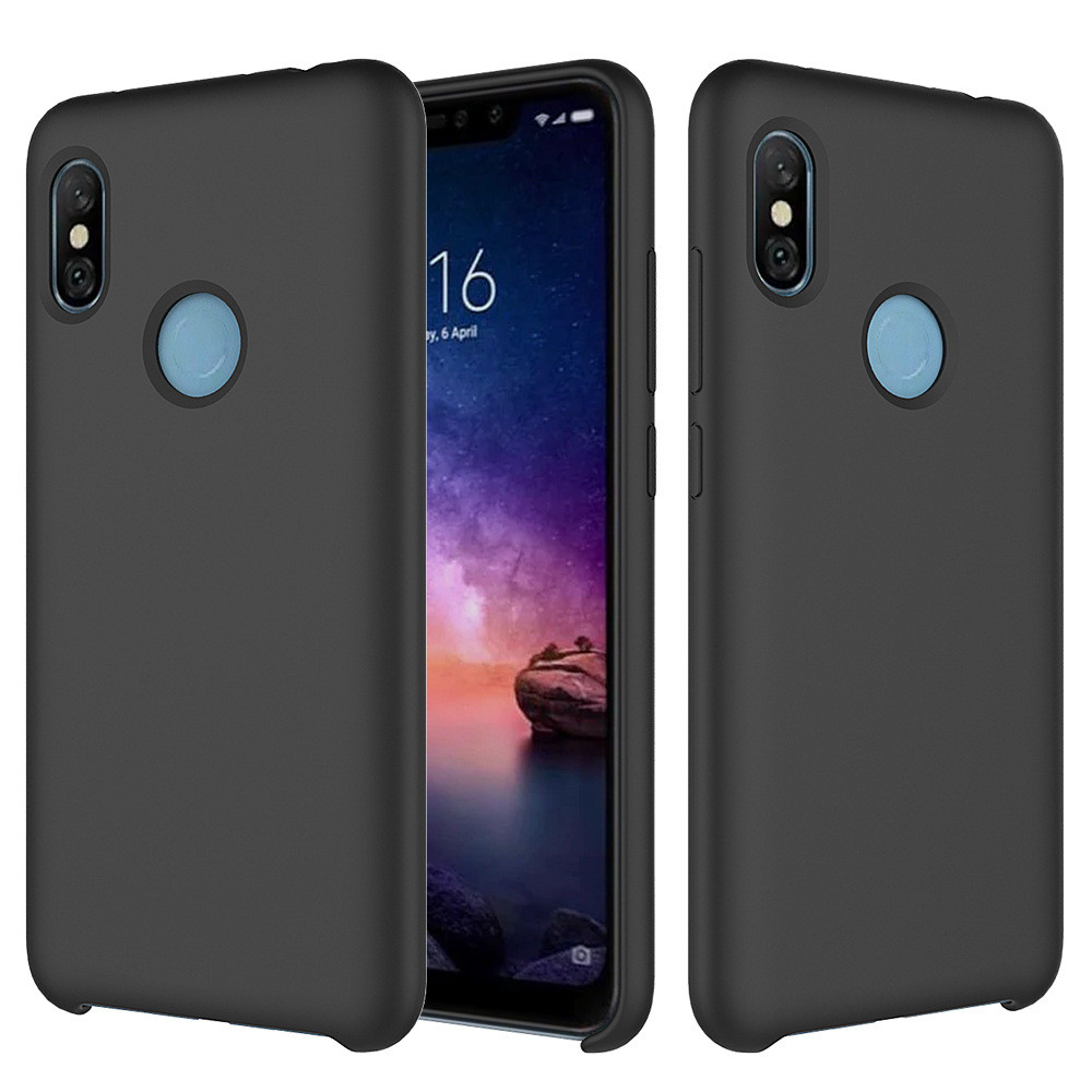 Силіконовий чохол Liquid Case Xiaomi Redmi Note 7 / Pro Чорний 2072P