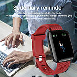 Фітнес-браслет Smart Band ID 116 Чорний Фітнес-трекер Годинник, фото 8