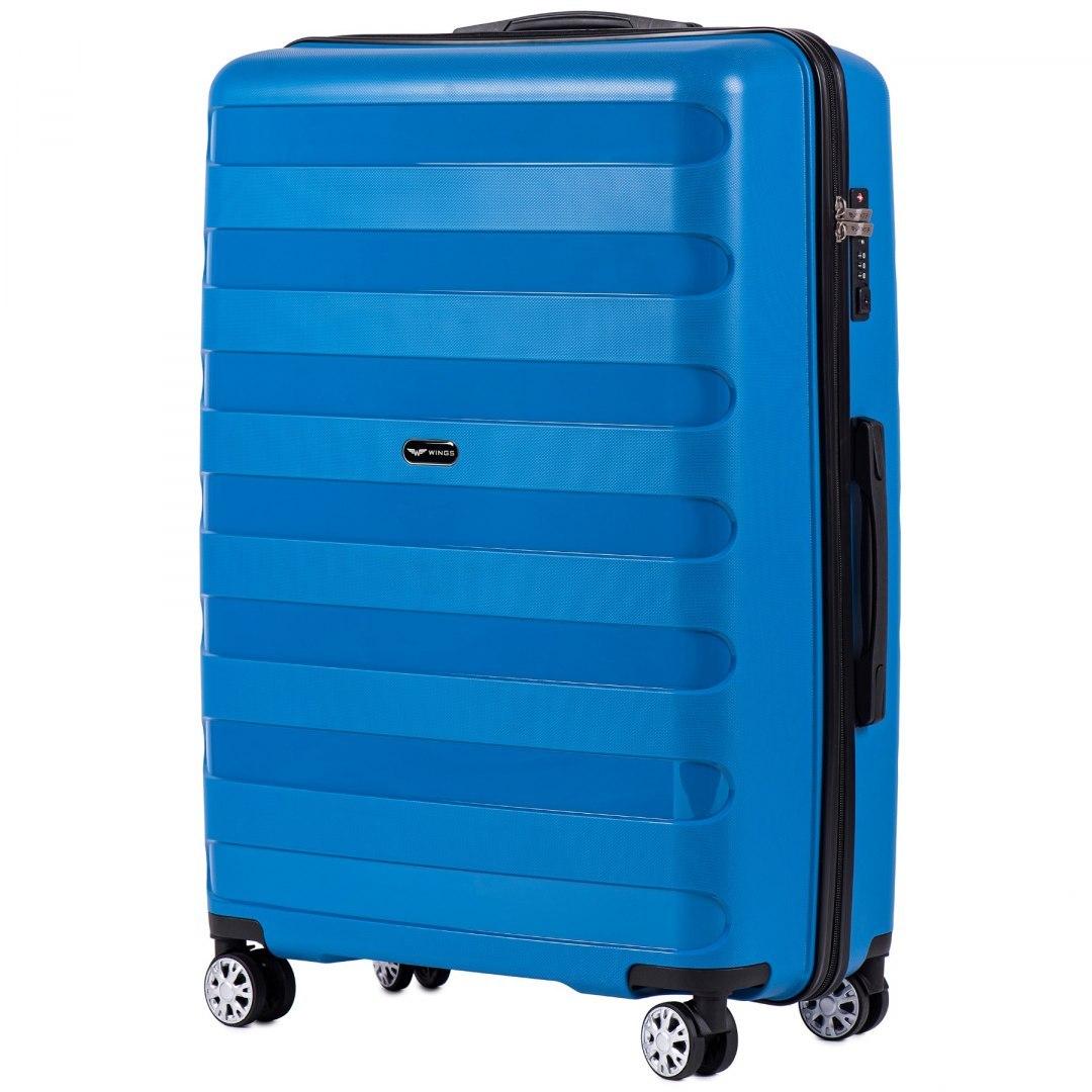 Большой пластиковый чемодан на 4 колесах Wings PP 07 L: продажа, цена в ...