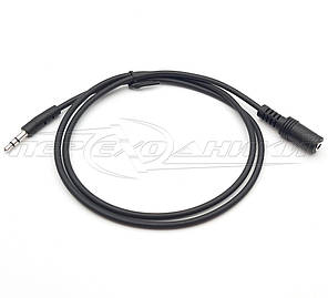 Аудіокабель подовжувач AUX 3.5 mm jack, 0.8 м, фото 2