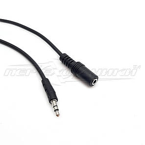 Аудіокабель подовжувач AUX 3.5 mm jack, 0.8 м, фото 3