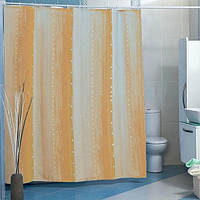 Шторка для ванної та душу тканинна Miranda (Міранда) Rain beige 180x200 см