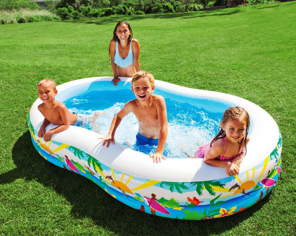 Дитячий басейн Райська лагуна Intex 56490, 262х160х46 см