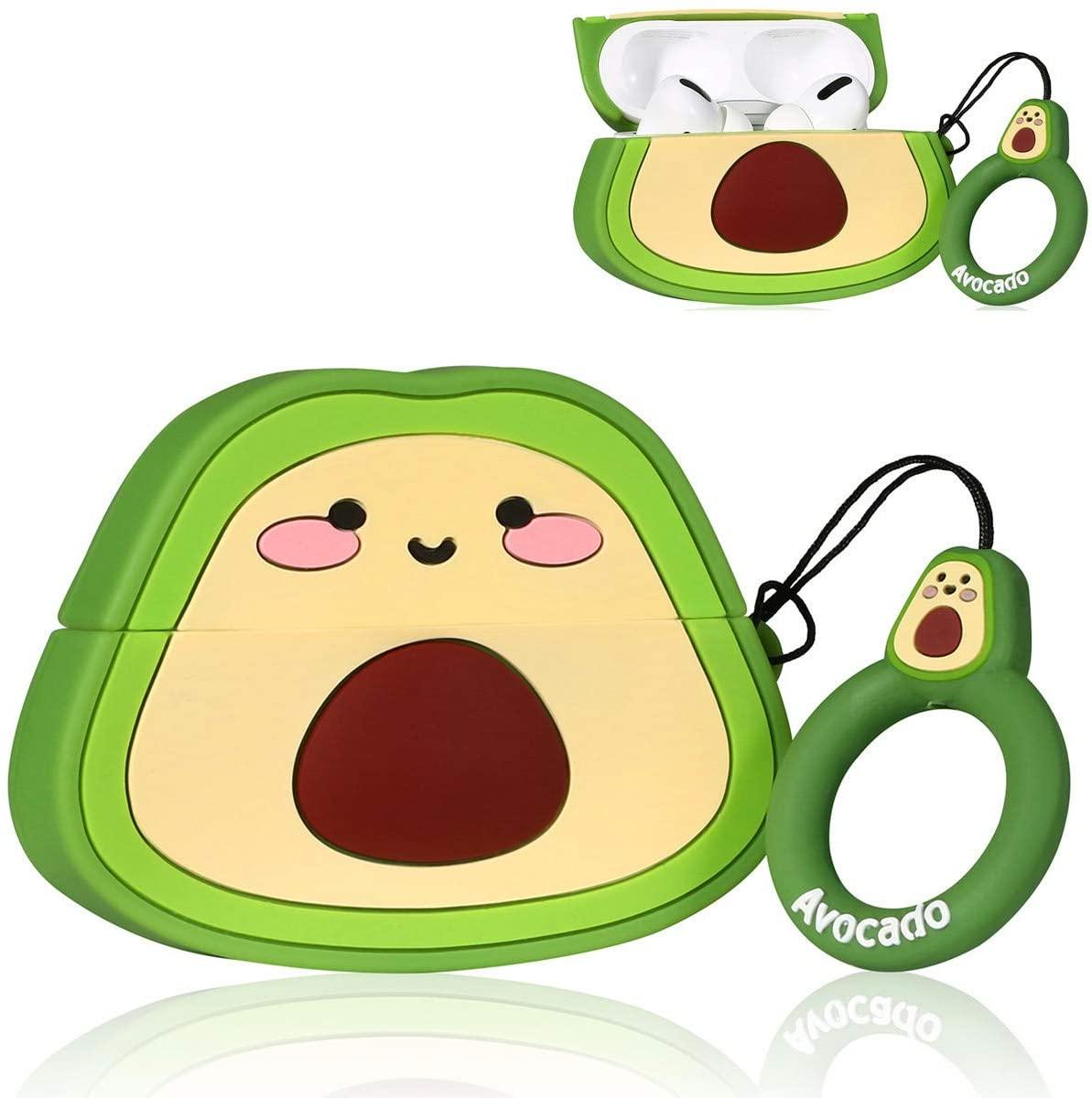 Силіконовий чохол Alitek для навушників Apple AirPods Pro Avocado + кільце