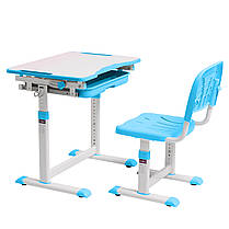 Комплект зростаючої дитячої парти Cubby Sorpresa Blue зі стільчиком, фото 4