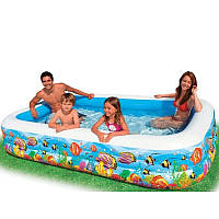 Детский надувной бассейн Intex 58485 Family Pool (Фемели Пул), детские бассейны Интекс