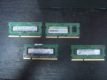 Модуль памяти SO-DIMM Micron DDR3 1GB, MT8JSF12864HZ-1G1F1 1066MHz, PC3-8500, для ноутбука