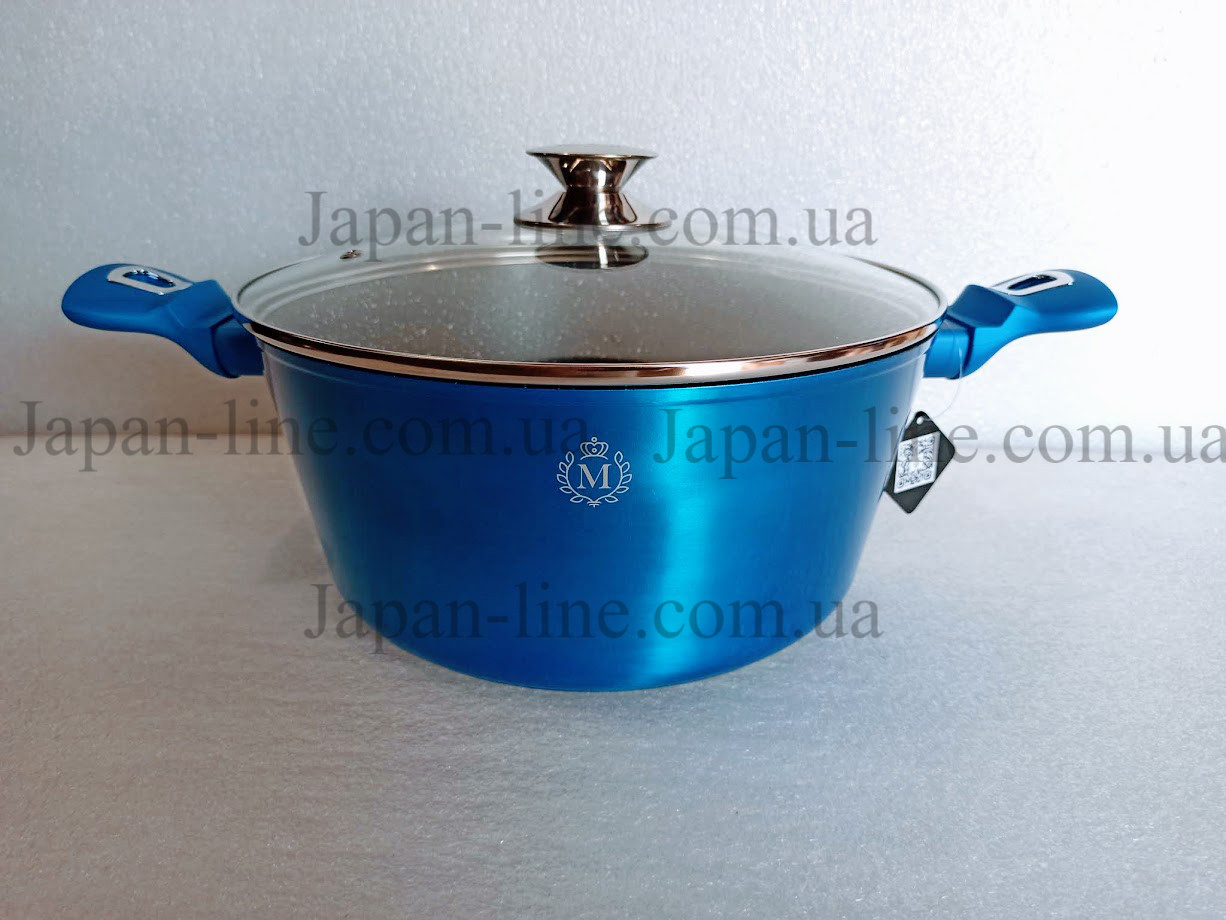 Каструля Meisterklasse MK-1045-24 blue marble 24 див. 4,2 л.