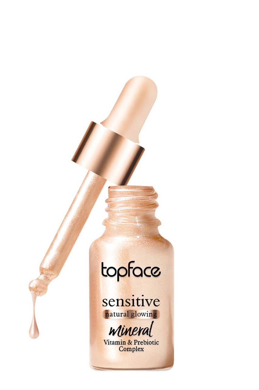 

Хайлайтер жидкий Sensitive Mineral Natural Glowing Topface PT571