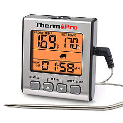Термометр для м'яса ThermoPro TP-16S (-10°C до 300°C) з таймером, магнітом і підсвічуванням