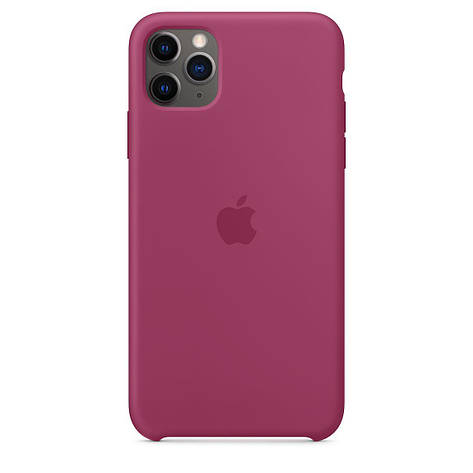 Чохол Silicone Case Premium для iPhone 11 Pomegranate, фото 1