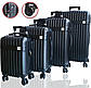 Валізи дорожні DMS з візком, розмір XL: 124L, 77 x 52 x 32 см чорний Black, фото 2