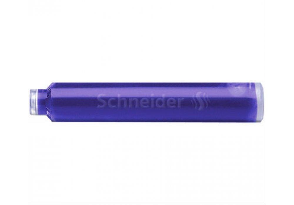 Капсули фіолетові  до перової ручки 10 шт ,Schneider