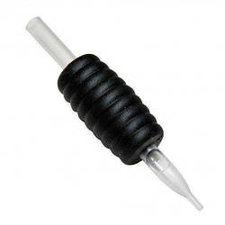 19 mm. BLACK GLEAR Disposable Tattoo Tube 1RL