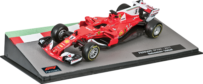 Formula 1 Auto Collection №32 - Ferrari SF70H - Себастіан Феттель | Колекційна модель 1:43 | Centauria