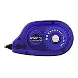 Коректор стрічковий Axent 7009-05-A 5 мм х 6 м, бордовий синій, фото 2