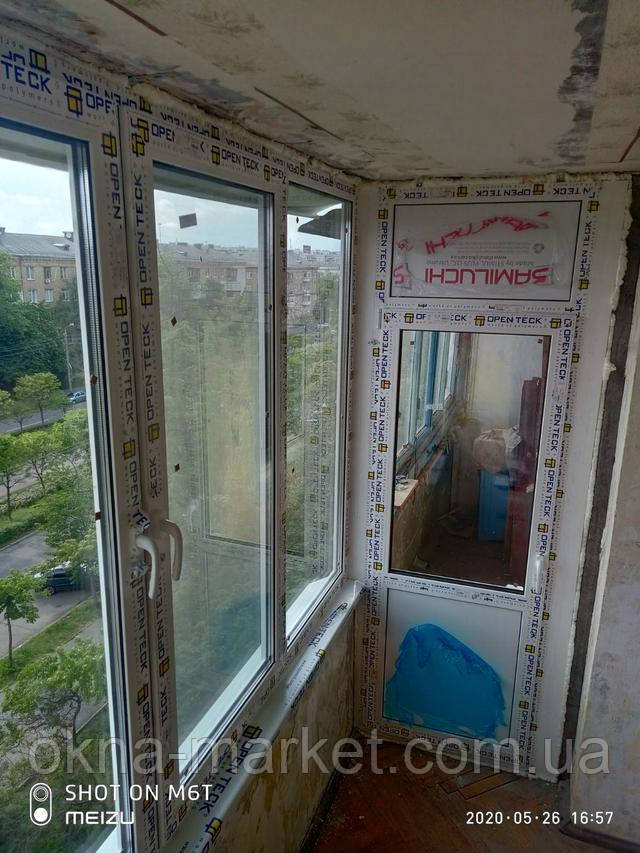 Балкон чешка засклити у Києві та передмісті недорого і якісно - ™Вікна Маркет