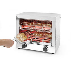 Тостер Milan-Toast + 6 затискачів для тостів, 3000 Вт Hendi 262214