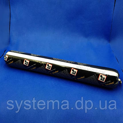 Sikaflex® 223 - Низькомодульний клей-герметик, стійкий до атмосферних впливів, чорний, 600 мл, фото 1