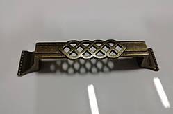 Ручка меблева скоба GIFF 8/112/96 антична бронза