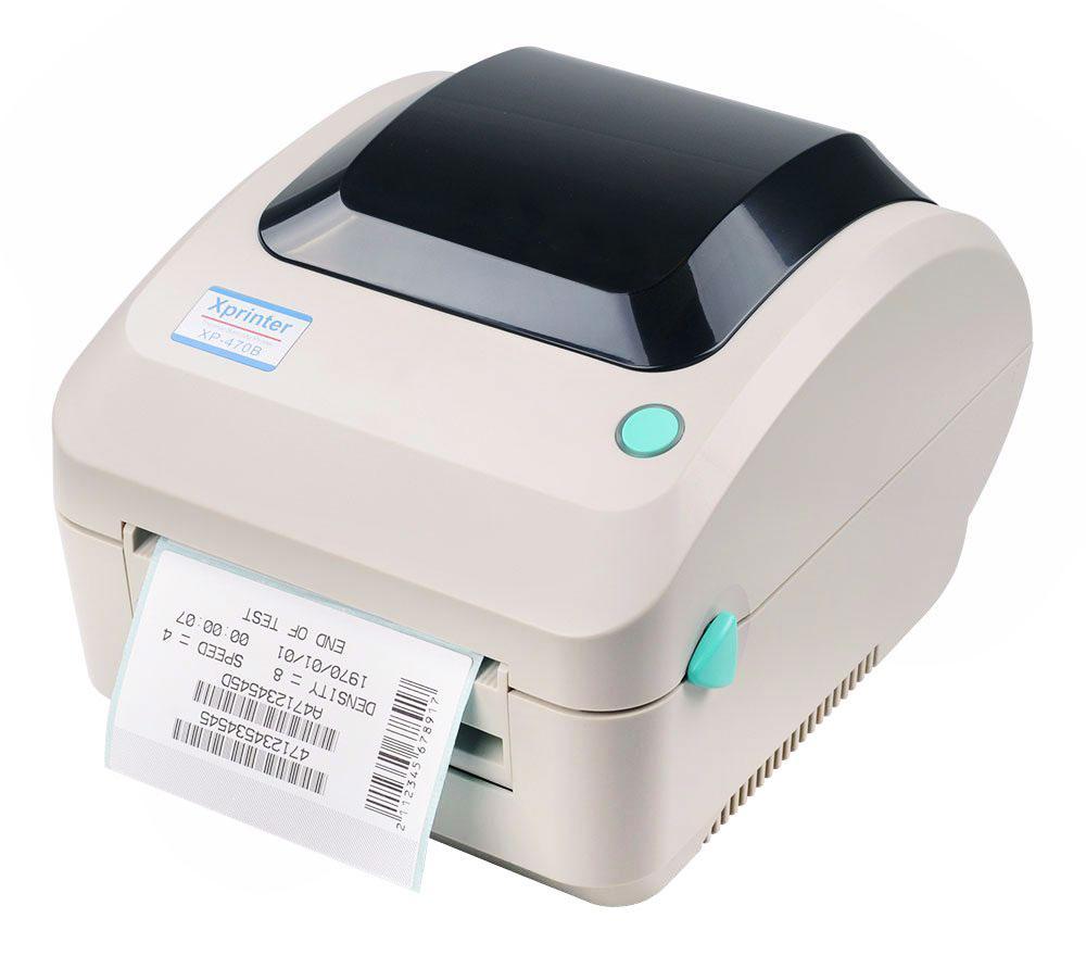 Термопринтер для друку етикеток Xprinter XP-470B (Нова пошта)